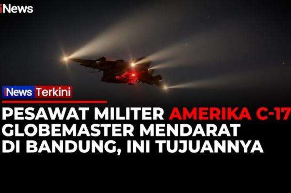 Pesawat Militer Raksasa AS C-17 Globemaster Mendarat di Bandung, Ada Apa? Pesawat Militer Raksasa AS C-17 Globemaster Mendarat di Bandung, Ada Apa?