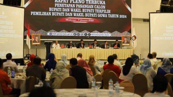 Paslon Aurama Tidak hadiri Rapat Pleno Penetapan Paslon Terpilih Pilkada Gowa 2024 Paslon Aurama Tidak hadiri Rapat Pleno Penetapan Paslon Terpilih Pilkada Gowa 2024