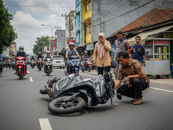 Kecelakaan Maut 3 Motor dan Mobil di Turunan Cangar Mojokerto, 1 Tewas 5 Luka-Luka Kecelakaan Maut 3 Motor dan Mobil di Turunan Cangar Mojokerto, 1 Tewas 5 Luka-Luka