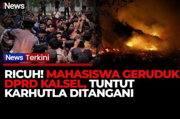 Karhutla di Kalsel Makin Gawat, Mahasiswa Geruduk DPRD Desak Solusi Nyata Pemerintah Karhutla di Kalsel Makin Gawat, Mahasiswa Geruduk DPRD Desak Solusi Nyata Pemerintah