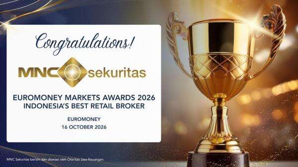MNC Sekuritas Raih Indonesia's Best Retail Broker dalam Euromoney Markets Awards 2026 MNC Sekuritas Raih Indonesia's Best Retail Broker dalam Euromoney Markets Awards 2026