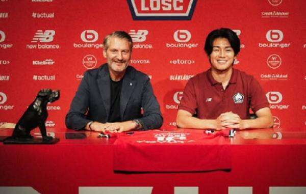 Striker Jepang yang Hancurkan Timnas Indonesia Gabung Lille, Jadi Rekan Calvin Verdonk Striker Jepang yang Hancurkan Timnas Indonesia Gabung Lille, Jadi Rekan Calvin Verdonk