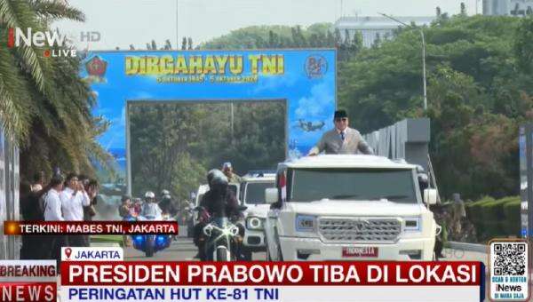 Breaking News: Prabowo Tiba di Mabes TNI, Pimpin Upacara HUT ke-81 TNI Breaking News: Prabowo Tiba di Mabes TNI, Pimpin Upacara HUT ke-81 TNI