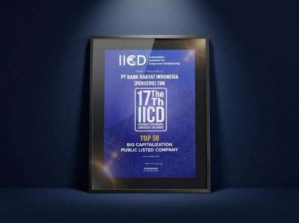 BRI Tembus Top 50 Emiten BigCap IICD 2026, Tata Kelola Jadi Fondasi Kinerja Solid yang Berkelanjutan BRI Tembus Top 50 Emiten BigCap IICD 2026, Tata Kelola Jadi Fondasi Kinerja Solid yang Berkelanjutan