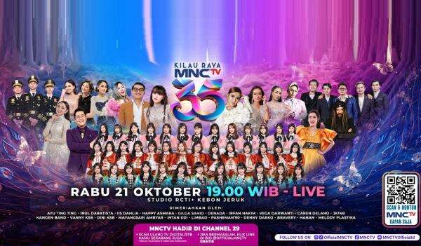 Kilau Raya MNCTV 35: Perayaan 35 Tahun MNCTV Dalam Keindahan Menyatukan Kilau Raya MNCTV 35: Perayaan 35 Tahun MNCTV Dalam Keindahan Menyatukan