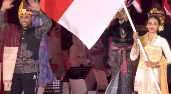 Opening Ceremony Asian Games 2026: Kontingen Indonesia Tampil Elegan Bawa Identitas Budaya Nusantara Opening Ceremony Asian Games 2026: Kontingen Indonesia Tampil Elegan Bawa Identitas Budaya Nusantara