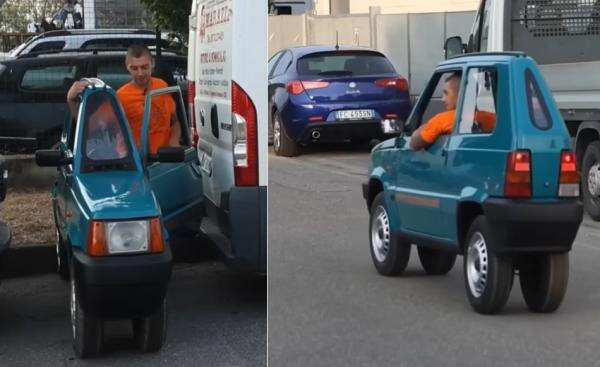 Unik! Ini Mobil Teramping di Dunia Lebarnya Cuma 50 Cm Unik! Ini Mobil Teramping di Dunia Lebarnya Cuma 50 Cm