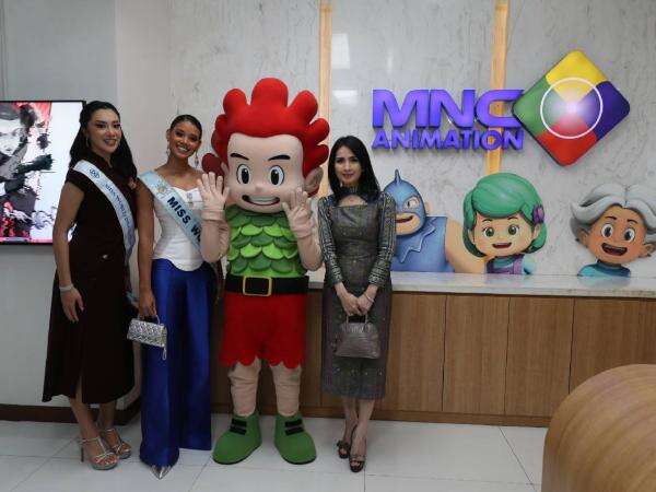 Miss World 2026 Joheirry Mola Kunjungi SMN hingga Studio MNC Animation, Antusias Ketemu KIKO Miss World 2026 Joheirry Mola Kunjungi SMN hingga Studio MNC Animation, Antusias Ketemu KIKO