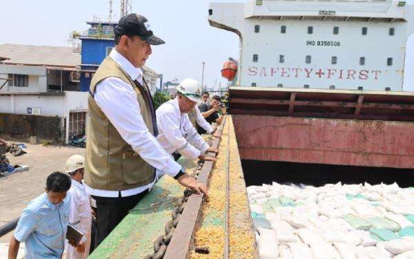 BULOG Percepat Pengiriman 10 Ribu Ton Jagung ke Jawa, Dirut Tinjau Langsung Pemuatan Kapal di Makassar BULOG Percepat Pengiriman 10 Ribu Ton Jagung ke Jawa, Dirut Tinjau Langsung Pemuatan Kapal di Makassar