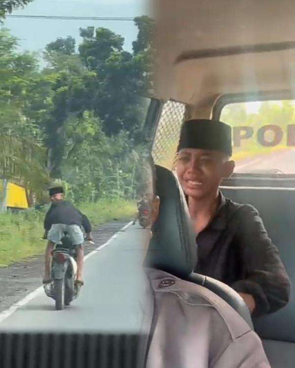 Viral Pelaku Balap Liar di Lumajang Ejek Polisi, Menangis saat Ditangkap Viral Pelaku Balap Liar di Lumajang Ejek Polisi, Menangis saat Ditangkap