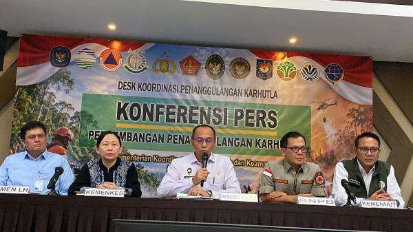 Kemenko Polkam: 4.465,6 Hektare Karhutla Berhasil Dipadamkan dalam 5 Hari Kemenko Polkam: 4.465,6 Hektare Karhutla Berhasil Dipadamkan dalam 5 Hari