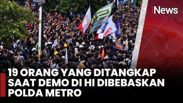19 Orang yang Ditangkap Saat Demo di Bundaran HI Akhirnya Dibebaskan Polisi 19 Orang yang Ditangkap Saat Demo di Bundaran HI Akhirnya Dibebaskan Polisi