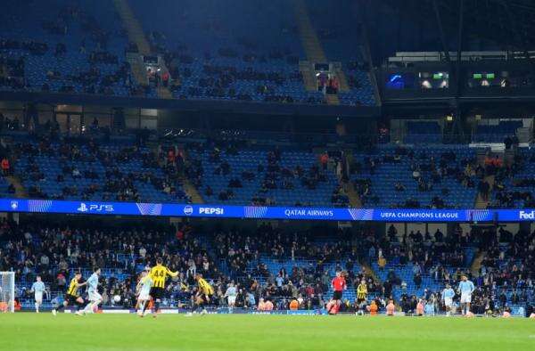 Man City Pesta Gol di Liga Champions, 20.000 Kursi Kosong di Etihad Jadi Bahan Ejekan Man City Pesta Gol di Liga Champions, 20.000 Kursi Kosong di Etihad Jadi Bahan Ejekan