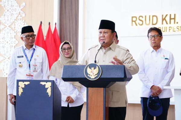 Presiden Prabowo Resmikan RSUD KH Muhammad Thohir Krui di Pesisir Barat, Dibangun PTPP Presiden Prabowo Resmikan RSUD KH Muhammad Thohir Krui di Pesisir Barat, Dibangun PTPP