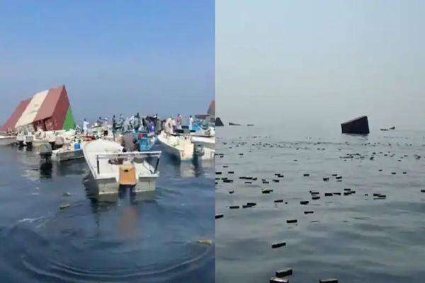 Viral! Kapal Kargo Tenggelam di Selat Hormuz, Nelayan Iran Berebut Ambil iPhone Viral! Kapal Kargo Tenggelam di Selat Hormuz, Nelayan Iran Berebut Ambil iPhone