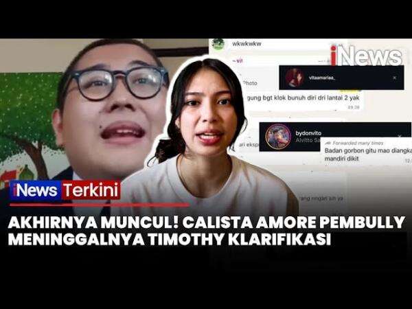 Mahasiswi Kedokteran Unud Calista Amore Muncul, Minta Maaf Sambil ...