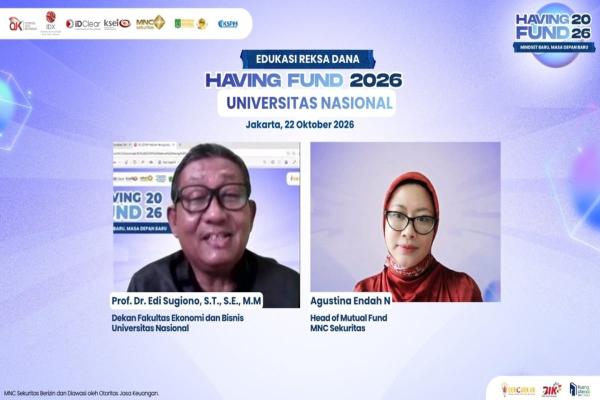 MNC Sekuritas dan Mitra Manajer Investasi Ajak Mahasiswa Universitas Nasional Belajar Reksa Dana melalui Having Fund 2026 MNC Sekuritas dan Mitra Manajer Investasi Ajak Mahasiswa Universitas Nasional Belajar Reksa Dana melalui Having Fund 2026
