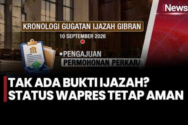 Duduk Perkara Gugatan Ijazah Gibran: MK Putuskan Status Wapres Sah! Duduk Perkara Gugatan Ijazah Gibran: MK Putuskan Status Wapres Sah!