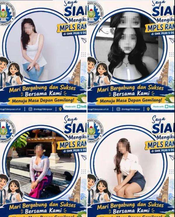 Viral Twibbon MPLS SMK di Bali, Foto Siswa Terlalu Seksi Viral Twibbon MPLS SMK di Bali, Foto Siswa Terlalu Seksi