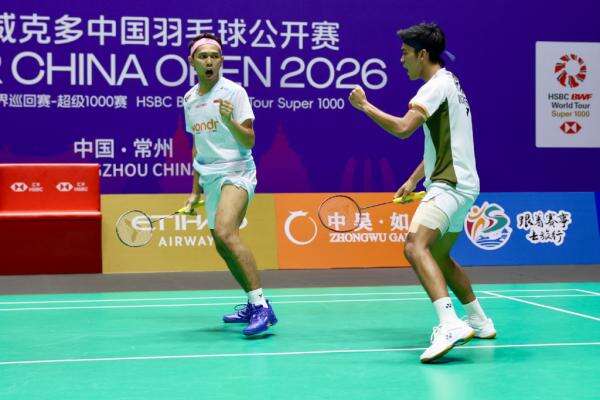 Fajar/Fikri Lolos ke Final China Open 2026 usai Taklukkan Jagoan Tuan Rumah Fajar/Fikri Lolos ke Final China Open 2026 usai Taklukkan Jagoan Tuan Rumah
