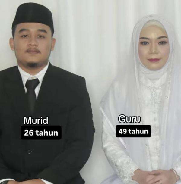 Viral! Murid dan Guru Menikah dengan Beda Usia 23 Tahun, Netizen: Cocok Aja Sih Viral! Murid dan Guru Menikah dengan Beda Usia 23 Tahun, Netizen: Cocok Aja Sih