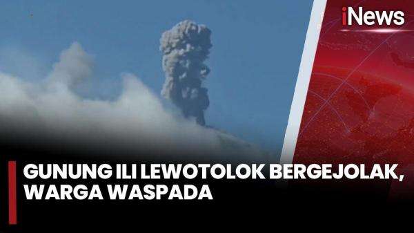 Waspada! Gunung Ili Lewotolok Kembali Erupsi, Abu Tebal Mengarah ke Barat Waspada! Gunung Ili Lewotolok Kembali Erupsi, Abu Tebal Mengarah ke Barat