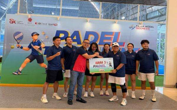 IDX Channel Juara 3 Turnamen Padel HUT Ke-49 Pasar Modal IDX Channel Juara 3 Turnamen Padel HUT Ke-49 Pasar Modal