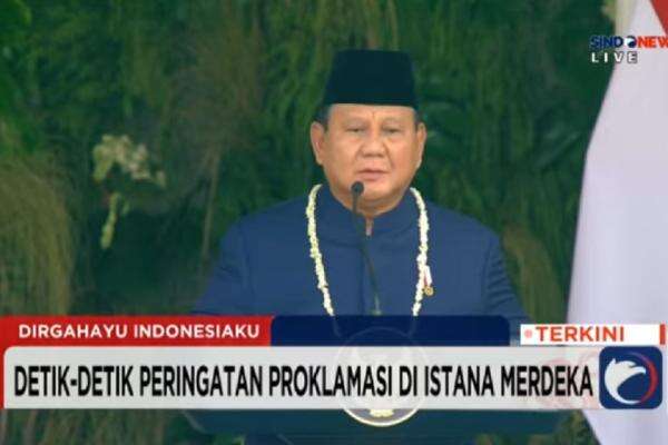 Upacara HUT ke-81 RI, Prabowo Doakan Para Pahlawan dan Korban Bencana Sumatera hingga NTT Upacara HUT ke-81 RI, Prabowo Doakan Para Pahlawan dan Korban Bencana Sumatera hingga NTT