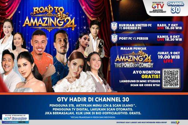 Road to Amazing 24, Dukung Persib & Borneo FC Berjaya di Asia Tenggara dan Bersiap untuk Malam Puncak Pesta Komedi Spektakuler! Road to Amazing 24, Dukung Persib & Borneo FC Berjaya di Asia Tenggara dan Bersiap untuk Malam Puncak Pesta Komedi Spektakuler!
