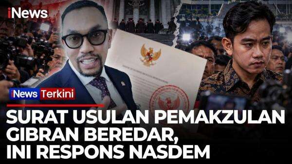 Beredar Isu Surat Pemakzulan Gibran Pascaputusan MK, NasDem Sebut Hoaks Beredar Isu Surat Pemakzulan Gibran Pascaputusan MK, NasDem Sebut Hoaks