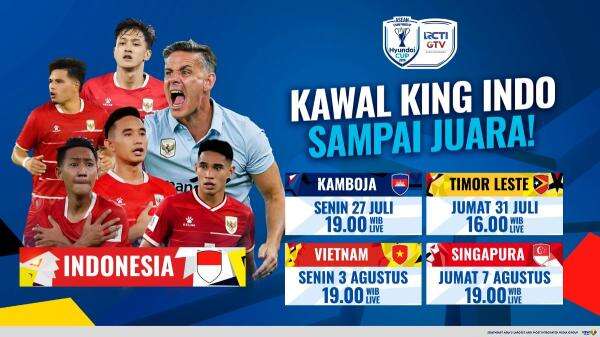 Live dan Eksklusif di RCTI! Ini Jadwal Siaran Langsung Timnas Indonesia di Piala AFF 2026 Live dan Eksklusif di RCTI! Ini Jadwal Siaran Langsung Timnas Indonesia di Piala AFF 2026