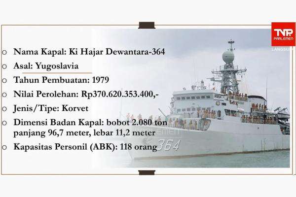 DPR Setujui Penjualan Eks KRI Ki Hajar Dewantara-364 DPR Setujui Penjualan Eks KRI Ki Hajar Dewantara-364