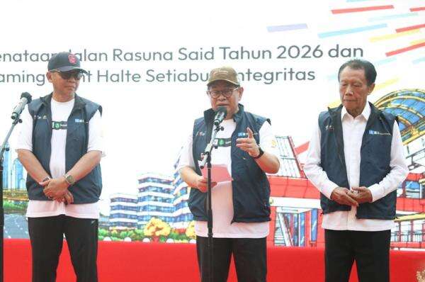 Pramono Resmikan Penataan Jalan Rasuna Said usai 109 Tiang Monorel Dibongkar Pramono Resmikan Penataan Jalan Rasuna Said usai 109 Tiang Monorel Dibongkar