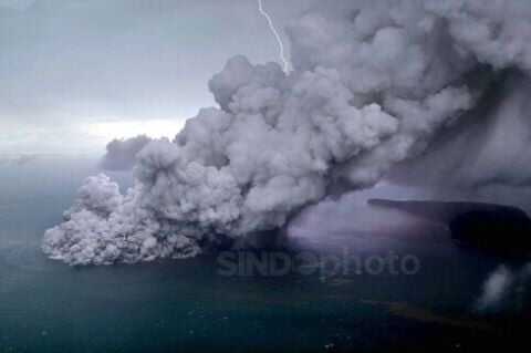 Tubuh Anak Krakatau Kembali Tumbuh, Karakter Erupsi Dipantau Ketat Tubuh Anak Krakatau Kembali Tumbuh, Karakter Erupsi Dipantau Ketat