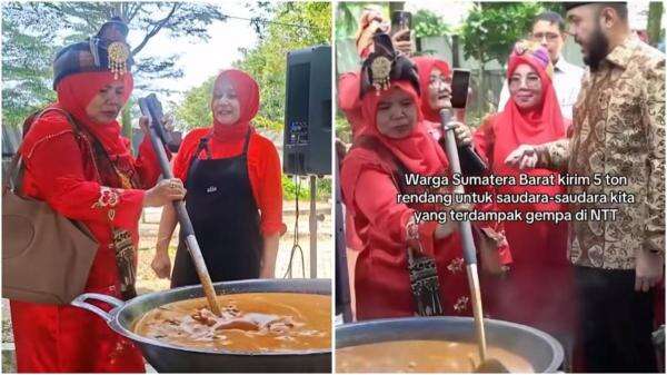 Viral Bundo-Bundo Minang Masak 5 Ton Rendang untuk Korban Gempa NTT, Netizen Salut! Viral Bundo-Bundo Minang Masak 5 Ton Rendang untuk Korban Gempa NTT, Netizen Salut!