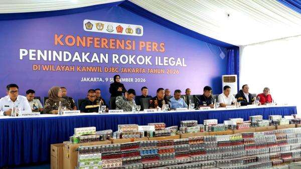 10,7 Juta Batang Rokok Ilegal Disita di Jakarta, Kerugian Negara Rp8,05 Miliar 10,7 Juta Batang Rokok Ilegal Disita di Jakarta, Kerugian Negara Rp8,05 Miliar