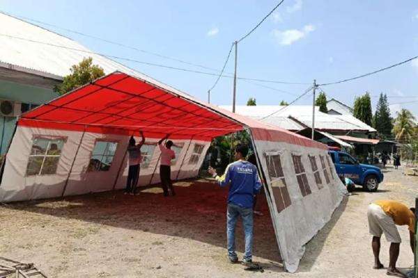 BNPB: Rumah Sakit Lapangan Didirikan di Kabupaten Manggarai NTT Pascagempa Magnitudo 7,7 BNPB: Rumah Sakit Lapangan Didirikan di Kabupaten Manggarai NTT Pascagempa Magnitudo 7,7
