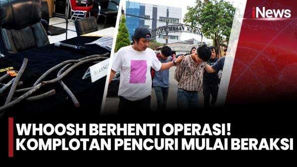 Komplotan Pencuri Kabel Kereta Cepat Whoosh Ditangkap! Sempat Bikin Jadwal Perjalanan Terganggu Komplotan Pencuri Kabel Kereta Cepat Whoosh Ditangkap! Sempat Bikin Jadwal Perjalanan Terganggu