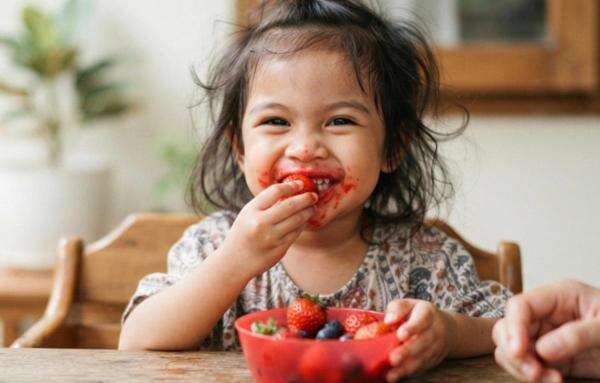 Bibir Anak Merah Usai Makan Buah, Jangan Langsung Dibilang Alergi Bibir Anak Merah Usai Makan Buah, Jangan Langsung Dibilang Alergi