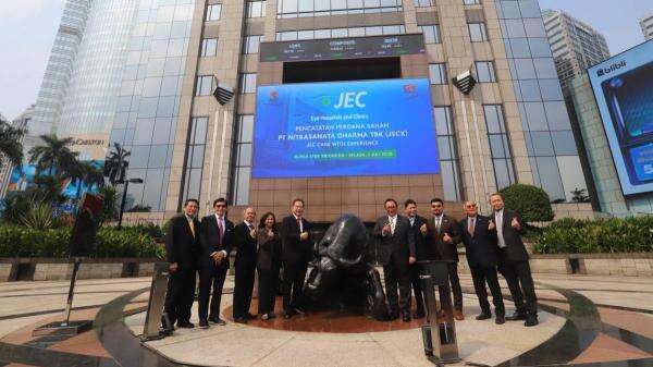 Pengelola RS Mata JEC (JECX) Resmi Listing, Pemegang Saham Pengendali Lock Up Setahun Pengelola RS Mata JEC (JECX) Resmi Listing, Pemegang Saham Pengendali Lock Up Setahun