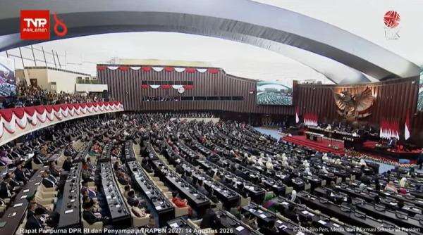 Prabowo Siap Sampaikan RAPBN 2027 dan Nota Keuangan, 463 Anggota DPR Hadir Rapat Paripurna Prabowo Siap Sampaikan RAPBN 2027 dan Nota Keuangan, 463 Anggota DPR Hadir Rapat Paripurna