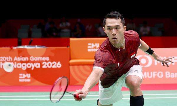 Hasil Final Bulu Tangkis Asian Games 2026: Jonatan Christie Kalah, Indonesia Ketinggalan 0-1 dari China Hasil Final Bulu Tangkis Asian Games 2026: Jonatan Christie Kalah, Indonesia Ketinggalan 0-1 dari China