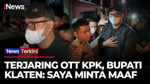 Bupati Klaten Hamenang Minta Maaf Usai OTT ! KPK Amakan Barang Bukti Uang Tunai Rp1,9 Miliar dan 20 Orang Bupati Klaten Hamenang Minta Maaf Usai OTT ! KPK Amakan Barang Bukti Uang Tunai Rp1,9 Miliar dan 20 Orang