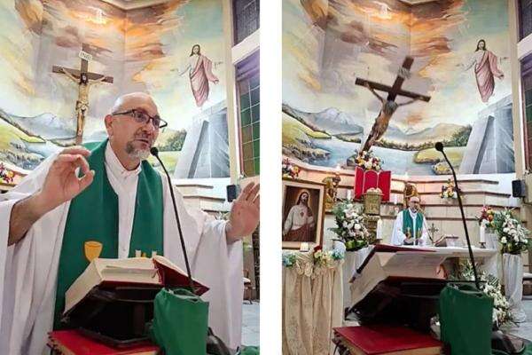 Pastor Katolik Ini Meninggal Tertimpa Salib Raksasa saat Misa Disiarkan Langsung Pastor Katolik Ini Meninggal Tertimpa Salib Raksasa saat Misa Disiarkan Langsung