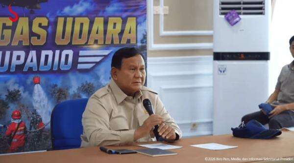 Prabowo Pimpin Rapat Karhutla di Kalbar, Terima Laporan 198 Hotspot Prabowo Pimpin Rapat Karhutla di Kalbar, Terima Laporan 198 Hotspot
