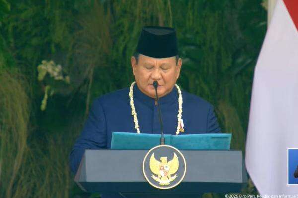 Detik-Detik Prabowo Bacakan Teks Proklamasi, Suara Sirene Bergema Detik-Detik Prabowo Bacakan Teks Proklamasi, Suara Sirene Bergema