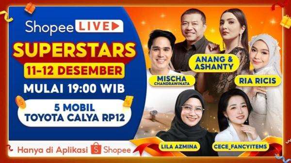 Artis dan Live Streamer Ini Siap Pandu Shopee Live Superstar, Produk Terjual hingga 16 Kali Lipat! Artis dan Live Streamer Ini Siap Pandu Shopee Live Superstar, Produk Terjual hingga 16 Kali Lipat!