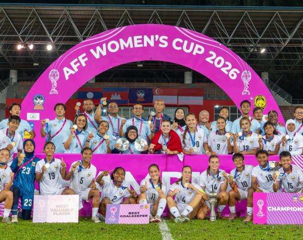 Srikandi Indonesia Ukir Sejarah, Timnas Putri Indonesia Raih Gelar Juara di AFF Womens Cup 2026 Srikandi Indonesia Ukir Sejarah, Timnas Putri Indonesia Raih Gelar Juara di AFF Womens Cup 2026