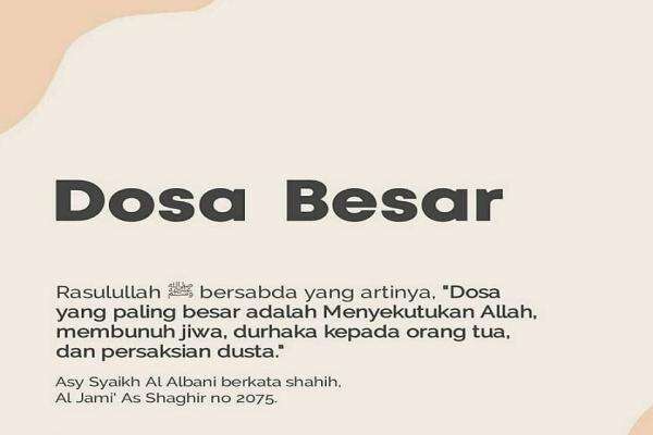 Dosa Membunuh Sangat Berat, Nyawa Seorang Mukmin Lebih Berharga dari Dunia Dosa Membunuh Sangat Berat, Nyawa Seorang Mukmin Lebih Berharga dari Dunia