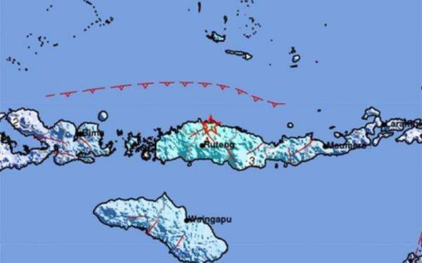 Gempa Bumi Magnitudo 5,3 Guncang Ruteng NTT, Berpusat di Darat Gempa Bumi Magnitudo 5,3 Guncang Ruteng NTT, Berpusat di Darat